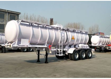 Acid chemical liquid tanker semi trailer 