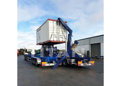 Application of Titan side loading trailer