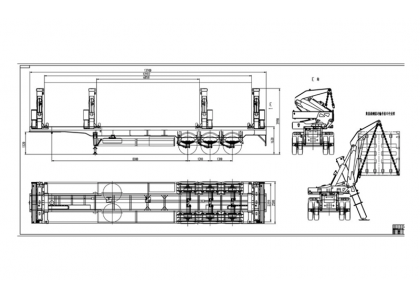How to unloading and loading container with the contaienr side loader?