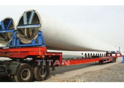 How to choose a right wind turbine blades trailer?