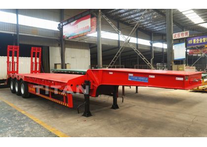 What is lowbed semi traielr?--Advantages and features of lowbed semi trailer