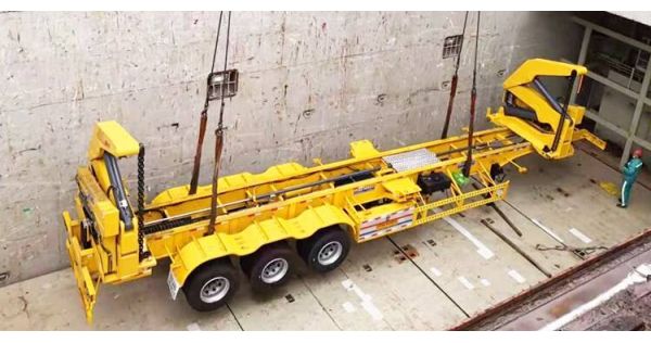 Side Loader Container Trailer for Sale Manufacturers and Suppliers-20/40Ft Container Side Loader Trailer