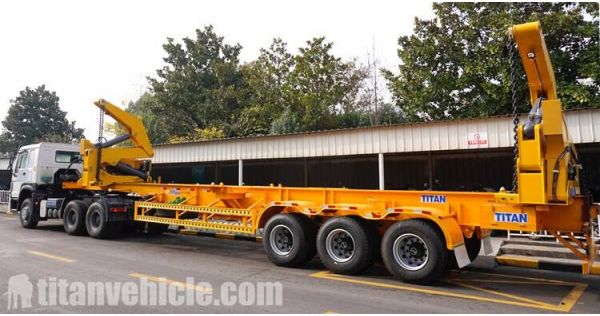 How to operate and use self loading trailer?3 Axle 45T Sidelifter will be sent to Dominica