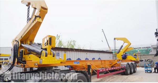 40 Ton Side Lifter Trailer will be sent to Cote d'Ivoire