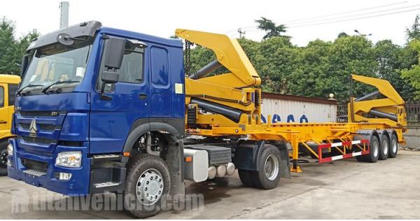 40FT Container Side Loader Truck Trailer will be sent to Fiji