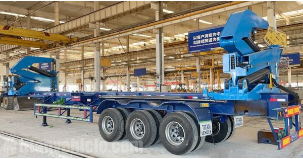 40Ft Side Loader Trailer will be sent to Tanzania