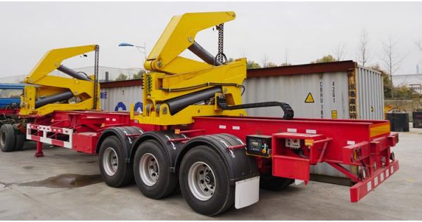40Ft Side Lifter Trailer will be sent to Gabon