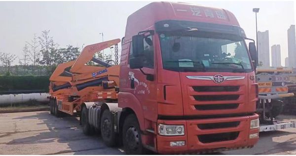 37 Ton Container Side Loader Trailer will be shipped to Cameroon
