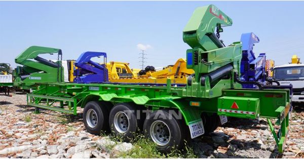 40 ft Container Side Loader Trailer will be sent to Ghana Accra