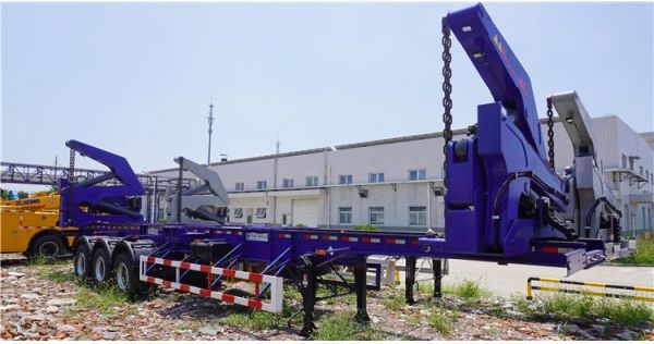 40 Ton Container Trailer Side Loader are export to Papua New Guinea
