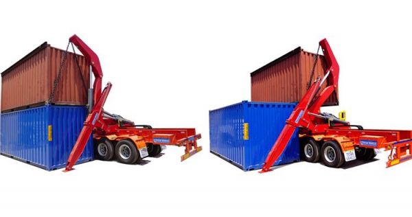 40 ft 37 Ton Side Loader Trailer will be sent to Djibouti