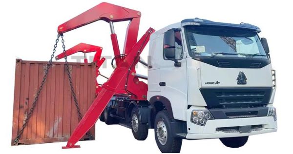 20 ft Side Loader Truck Trailer will export to Cameroon