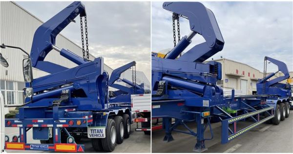 37 Ton Side Loader Trailer is export to Gabon