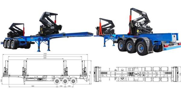 Clearance Sale Hammar Sidelifter Trailer Price 85000 USD Off Free Spare parts