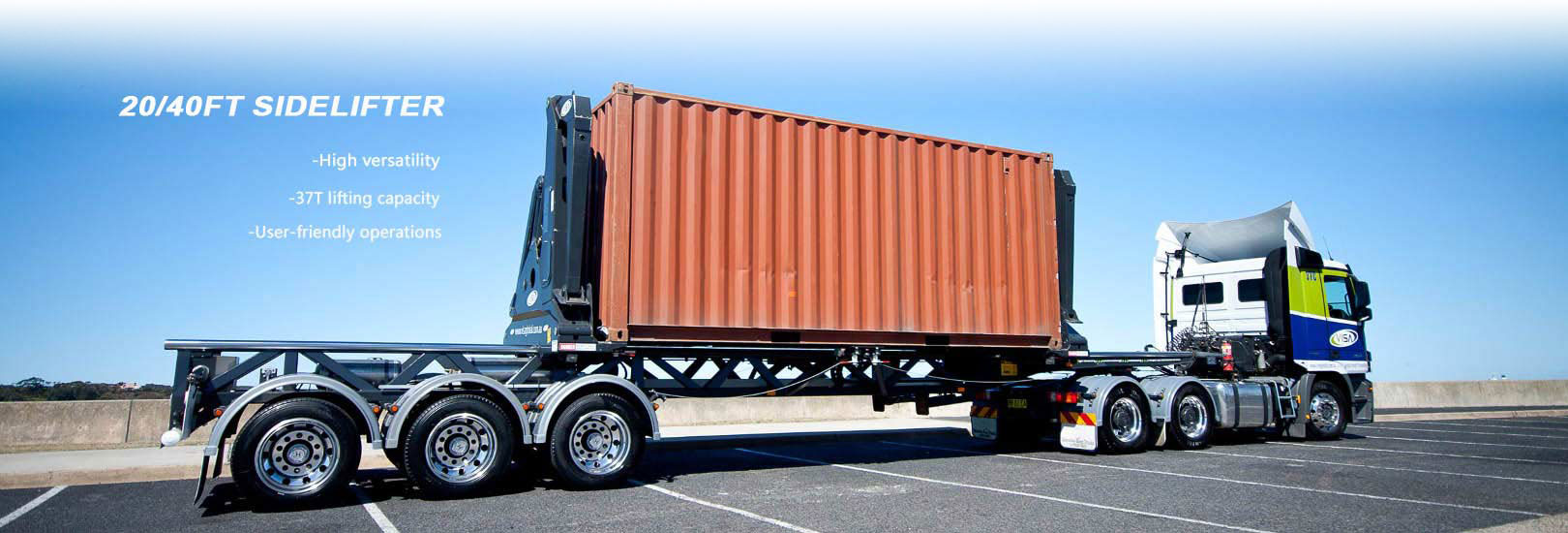 20/40ft sidelifter trailer