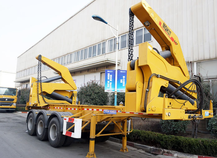 Self loading container trailer for sale 