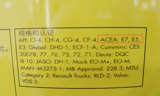 What does the oil grade mean?