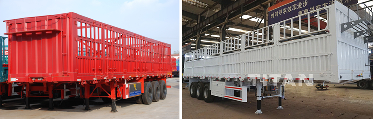 3 axle fence trailer