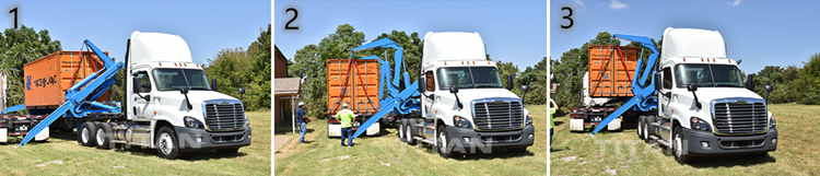 container side loader