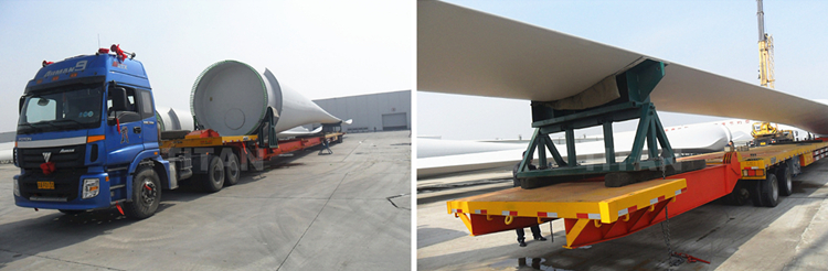 Wind Turbine Tower Transport 