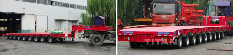 TITAN 9axles Extendable lowbed