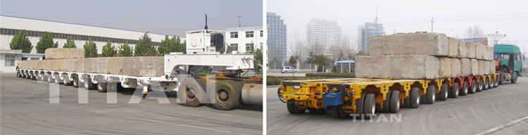 Modular hydraulic trailer