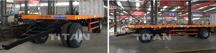 Flatbed Drawbar Trailer