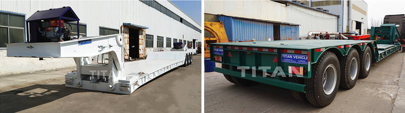 Lowboy trailer