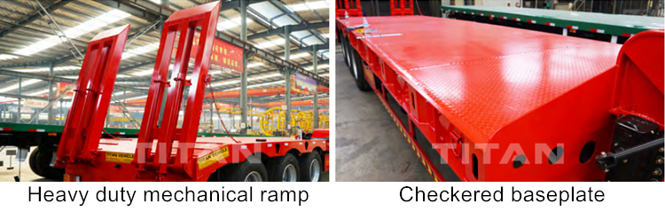 drop deck semi trailer