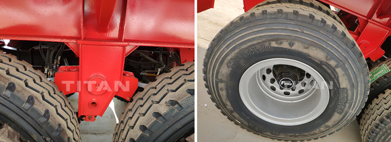 Details of the semi trailer