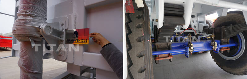 Details of the tipper trailer