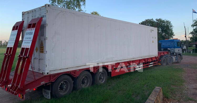 Customers feedback of 3 axle low loader