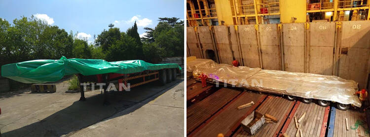Package of Lowbed semi trailer 
