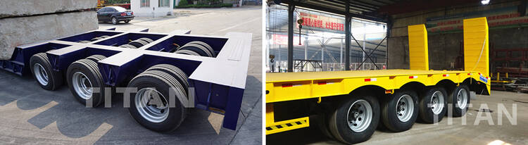 60-100t lowbed trailer for sale