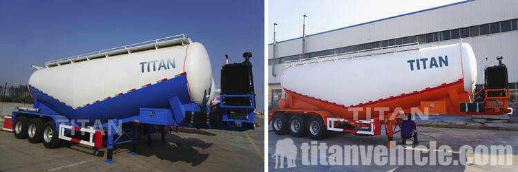 Bulk cement tank trailer