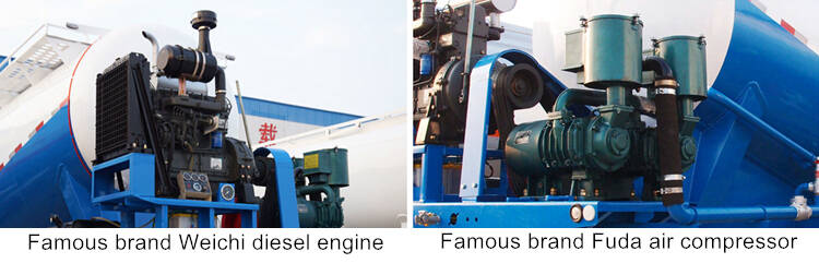 3 Axle bulk cement trailer