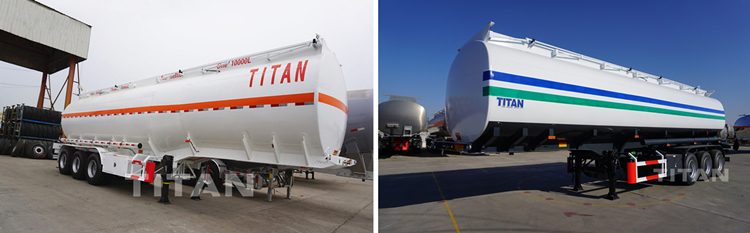 3 axle fuel tanker trailer