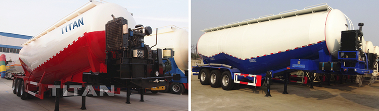 3 Axle bulk cement tanker trailer