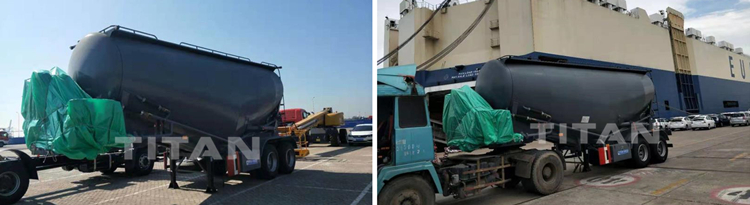 Package of cement trailer 