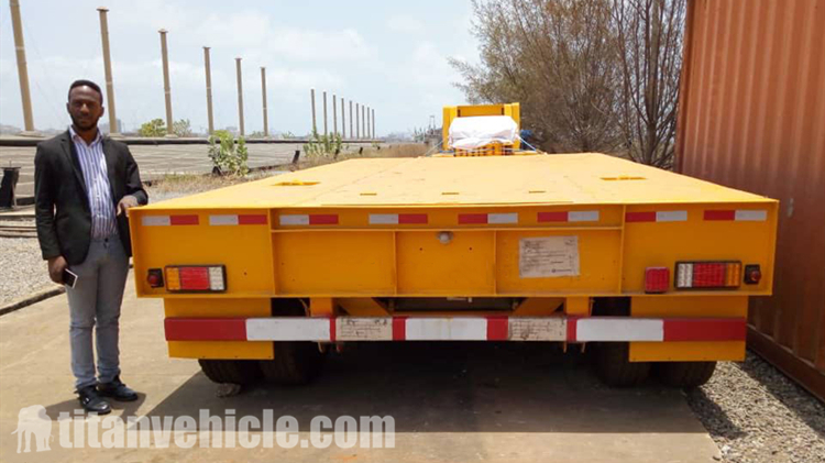 Lowboy Semi Trailer Feedback of Tanzania customers