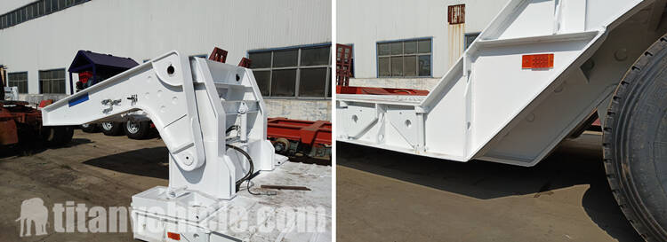 3 Axle Lowboy semi trailer
