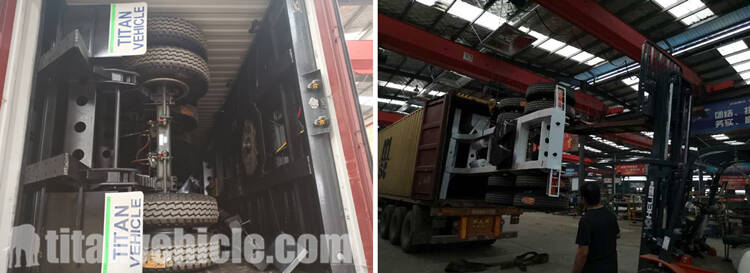 40Ft flatbed semi trailer