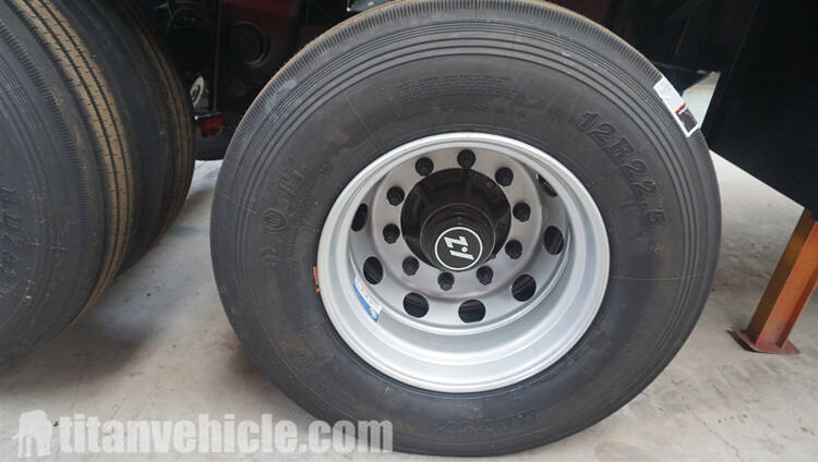 The Trie of flatbed truck trailer