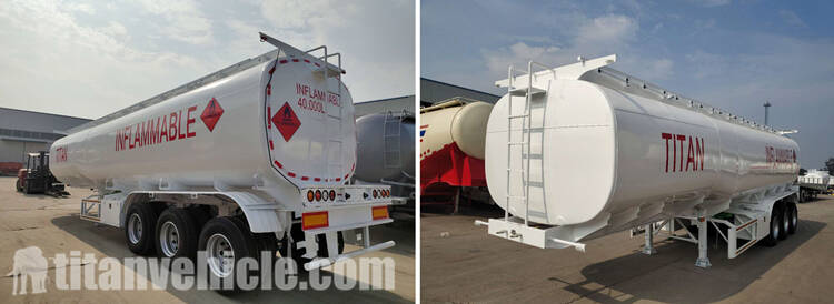 3 Axle fuel tanker trailer