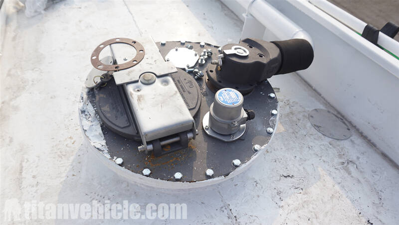 Details of gas tanker semi trailer