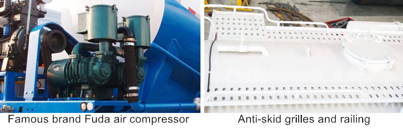 Details of cement tanker trailer