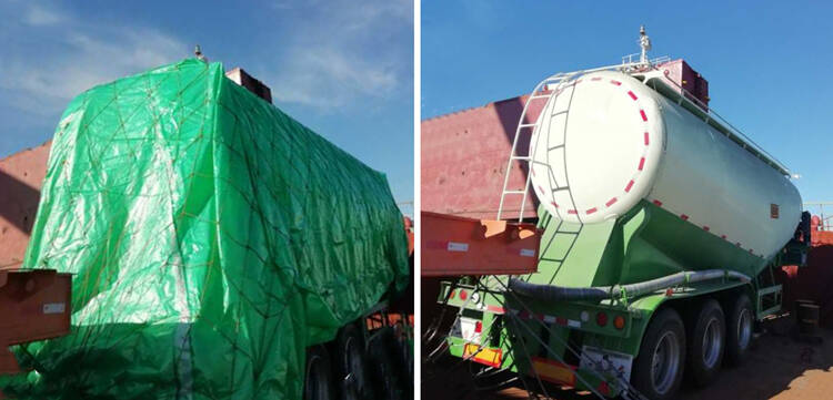 3 Axle Cement Tanker Trailer For Sale