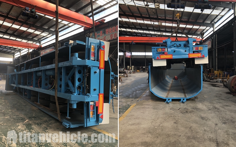 Package of 4 Axle End Dump Trailer