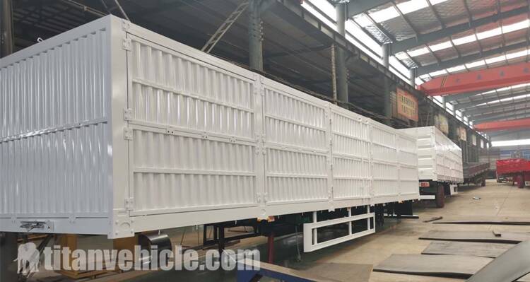 3 Axle Box Semi Trailer For Sale
