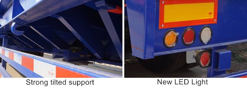 3 Axle Container Semi Trailer Price